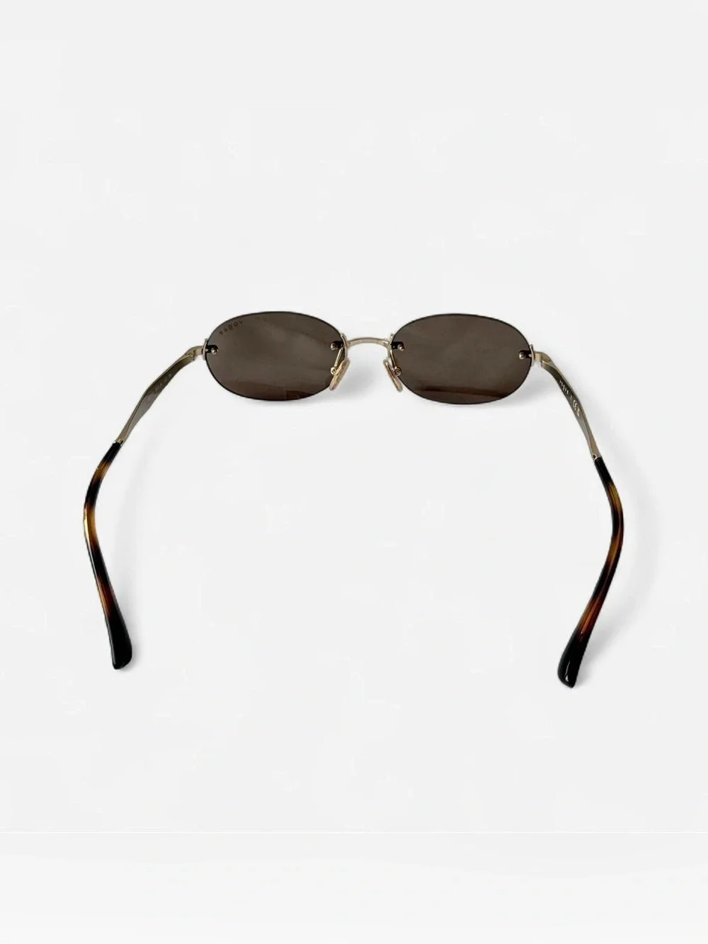 Vogue VO4342S Gold Rimless Oval Sunglasses